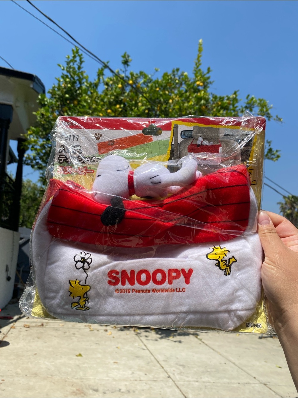 Meiho Snoopy House Tissue Case New
